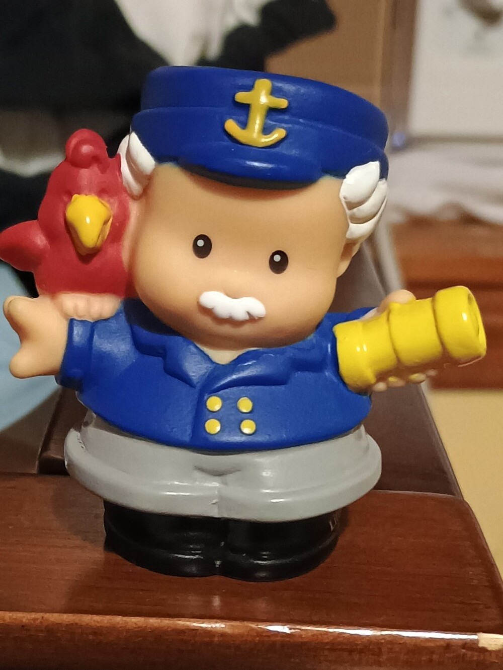 Vintage Fisher-Price Little People Ship Boat Sea Captain 2001